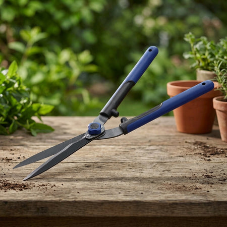 22-Inch Wavy Blade Hedge Shears